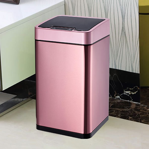 Kitchen Trash Can With Automatic Lid