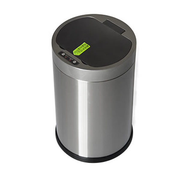 Round Smart Sensor Trash Rubbish Can